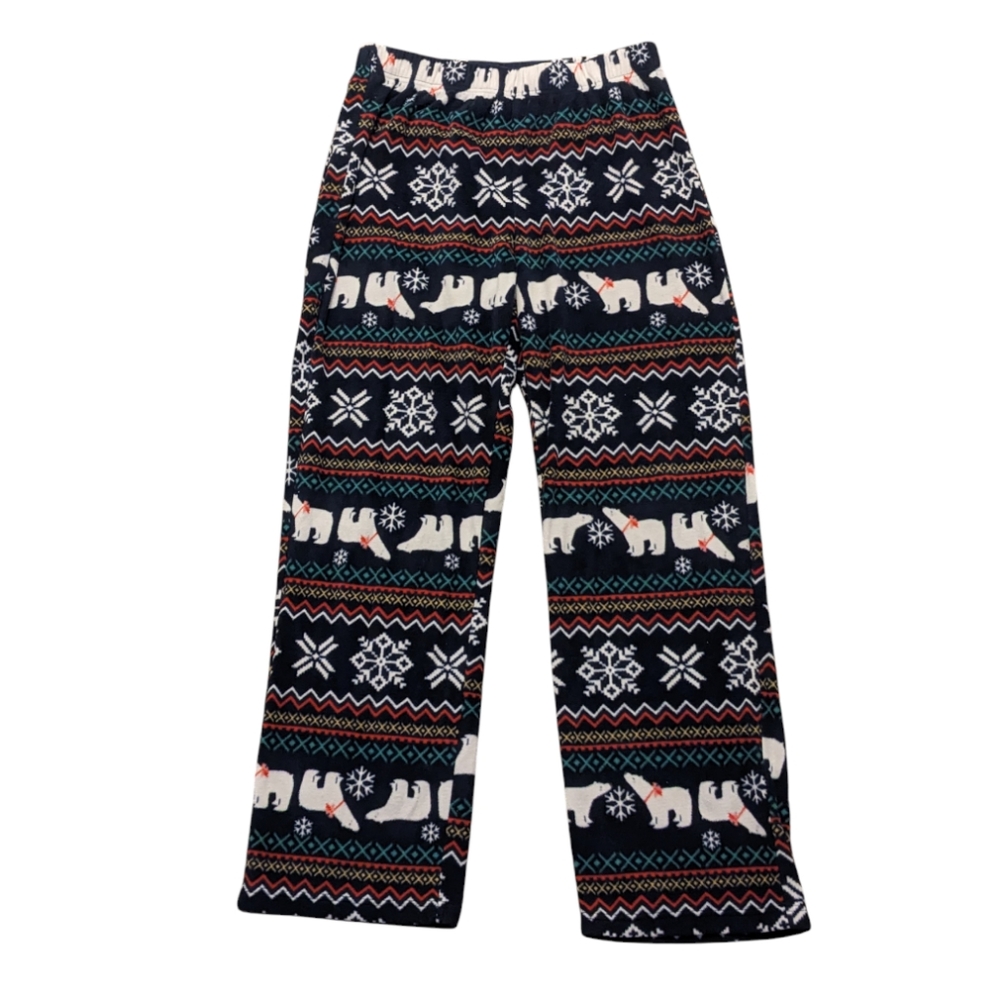 💥 Fleece Family Jammies Polar Bear Pajama Pants M (Men's)